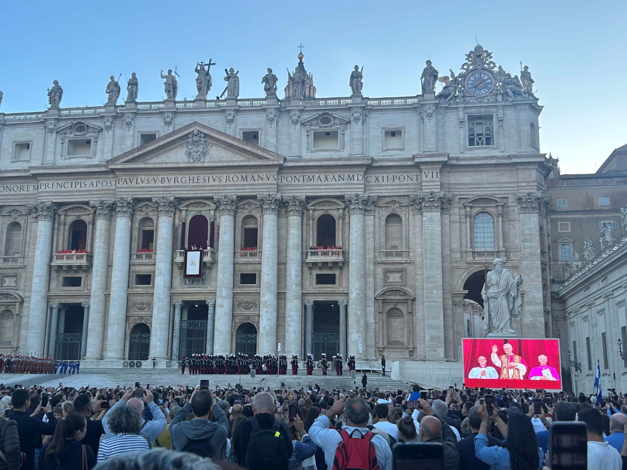 An early morning train ride from Milan bought Professor of Law Michael Moreland enough time to witness the introduction of Pope Leo XIV from just a few hundred feet away in St. Peter's Square.