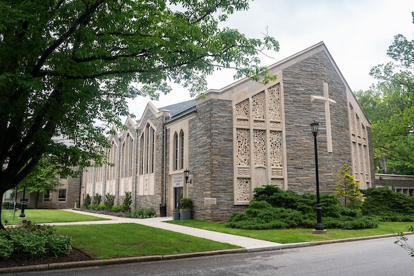 Exterior view of St. Mary's Hall on Villanova's west campus.