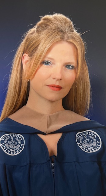 Jen Villalobos in her graduation gown